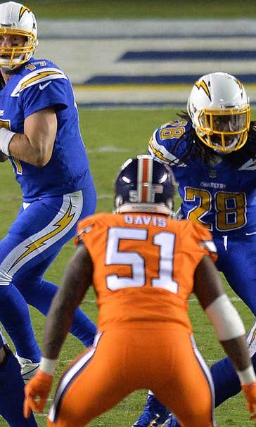 Rivers leads Chargers to 21-13 victory against Broncos